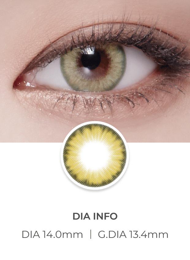 Lensvery Wonder Eye Green - 月con (2p)