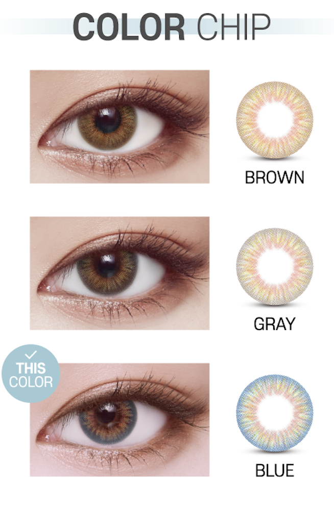 Lensvery Vellica Blue - 月con (2p)