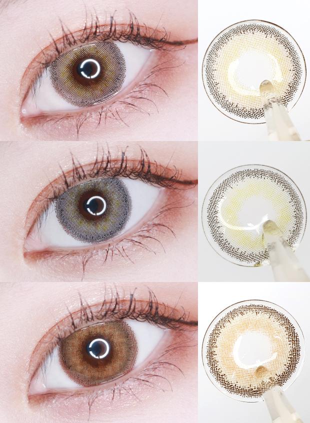 Lensvery Silhouette 1Day Olive Brown (10P)