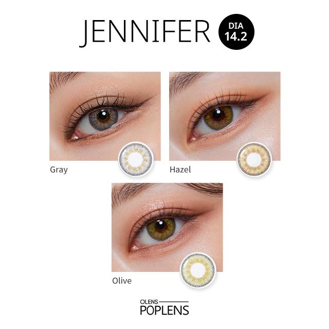 Olens - Jennifer 3Con Olive - 月con