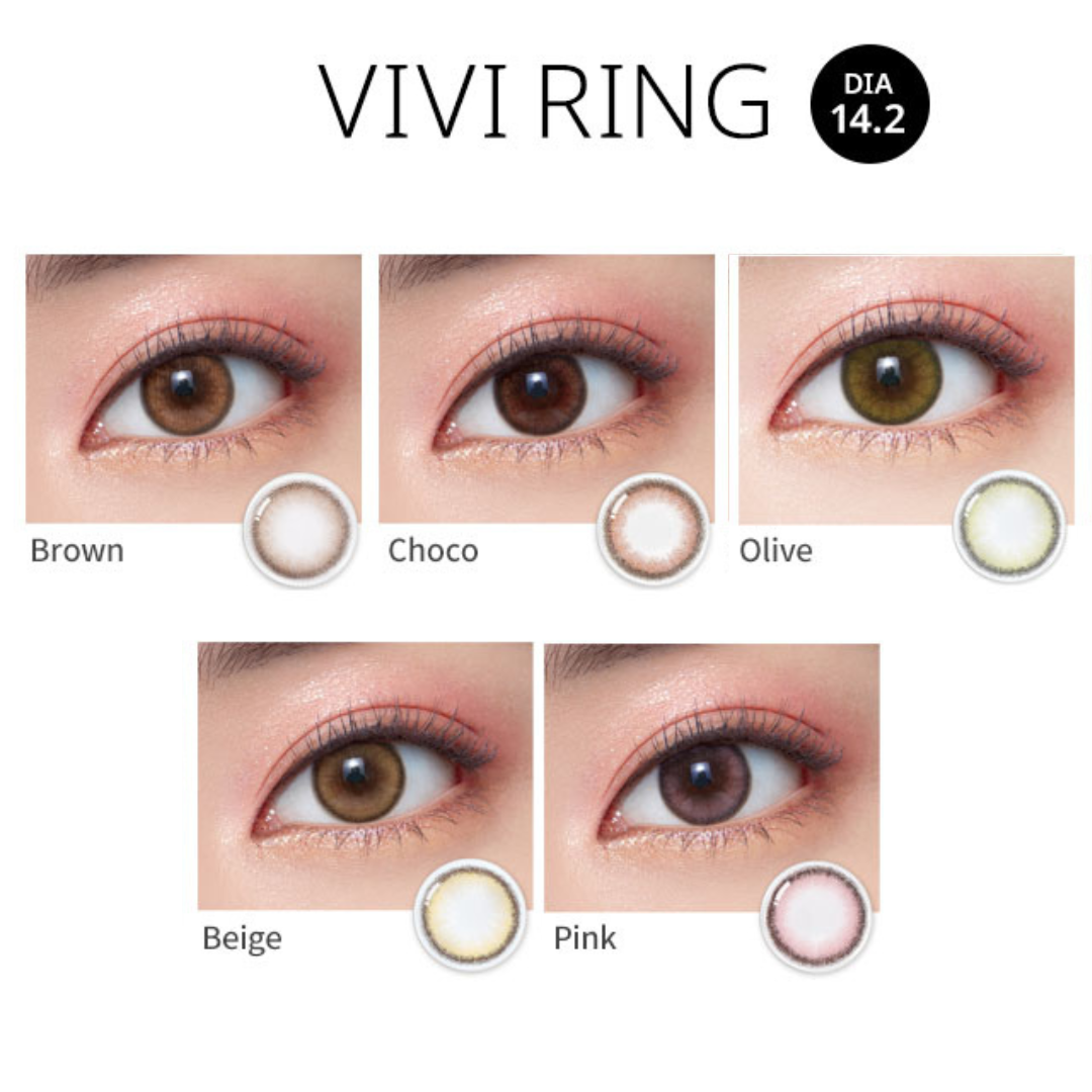 Olens ViVi Ring 1Day Olive(10P)
