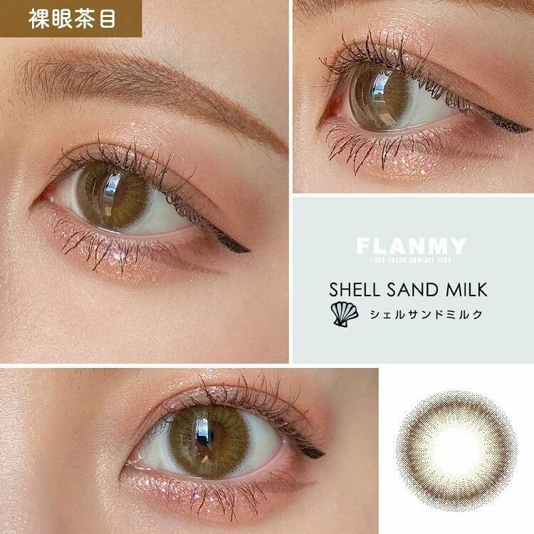 Flanmy 1 day - Shell series - Shell Sand Milk (30P)