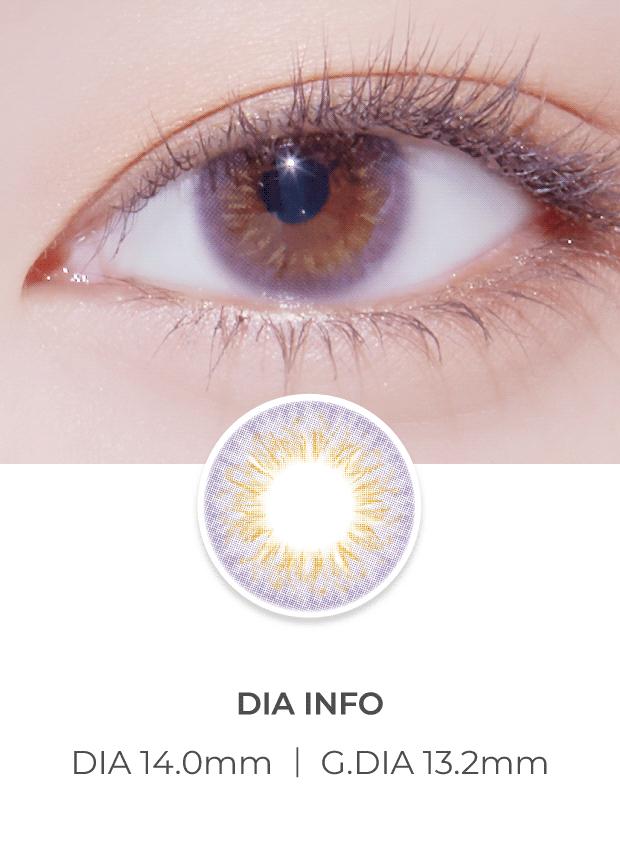 Lensvery Deep Shine Violet - 月con (2p)