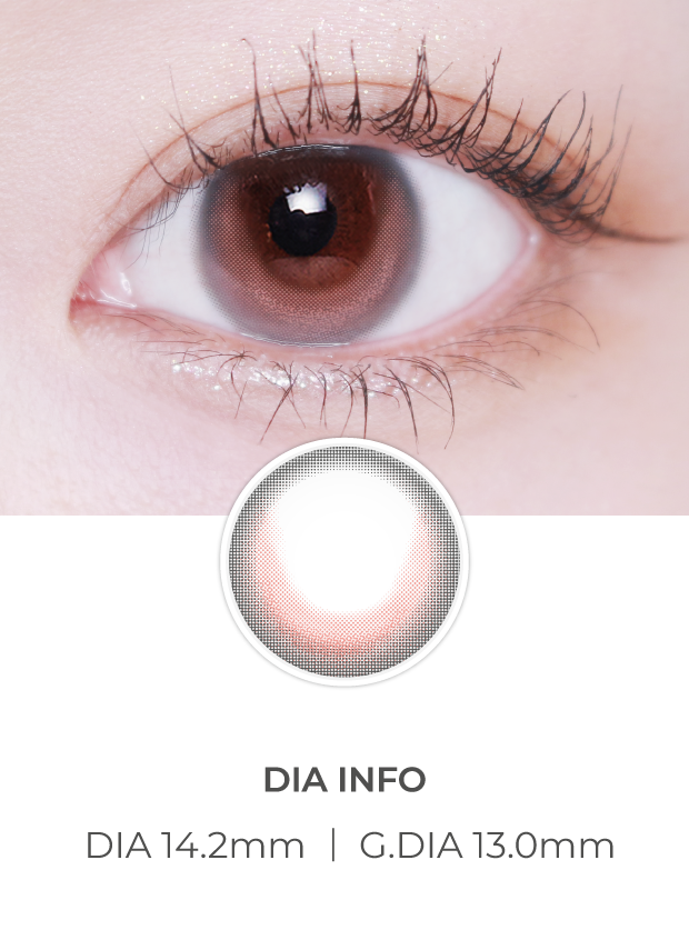 Lensvery RoseMoon Rosy Pink - 月con (2p)