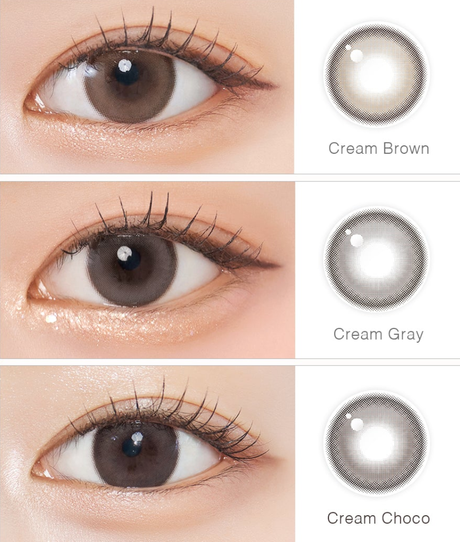 Chuu Lens Milk \u0026 Tea 1Day Cream Brown (10P)