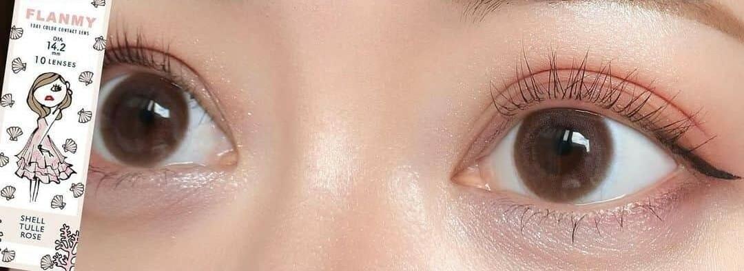 Flanmy 1 day - Shell series - Shell Tulle Rose (10P)