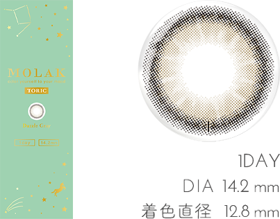 Molak Toric 散光 1day - DAZZLE GRAY