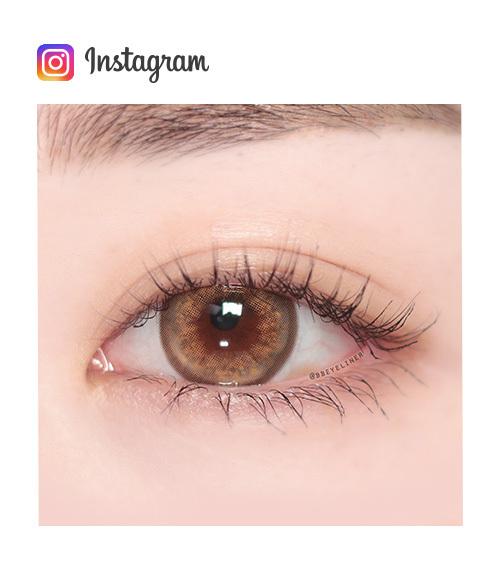 Lensme ALOHA BLOOM BROWN-月con