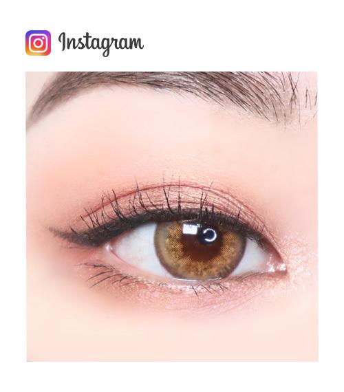 Lensme ALOHA BLOOM BROWN-月con