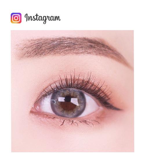 Lensme ALOHA BLOOM GRAY-月con