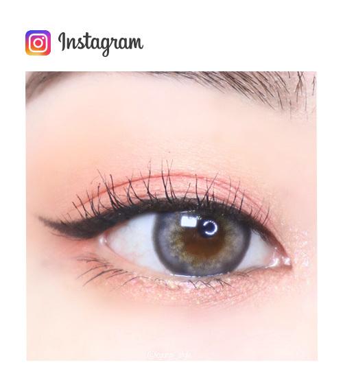 Lensme ALOHA BLOOM GRAY-月con