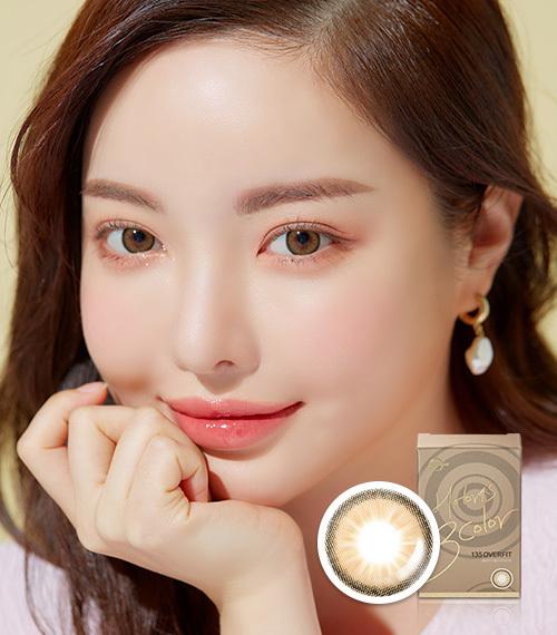 Lensme HOLORIS 3COLOR GINGER BROWN-月con