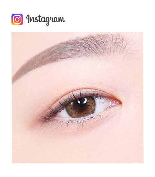 Lensme HOLORIS 3COLOR GINGER BROWN-月con