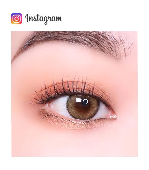 Lensme HOLORIS 3COLOR GINGER BROWN-月con