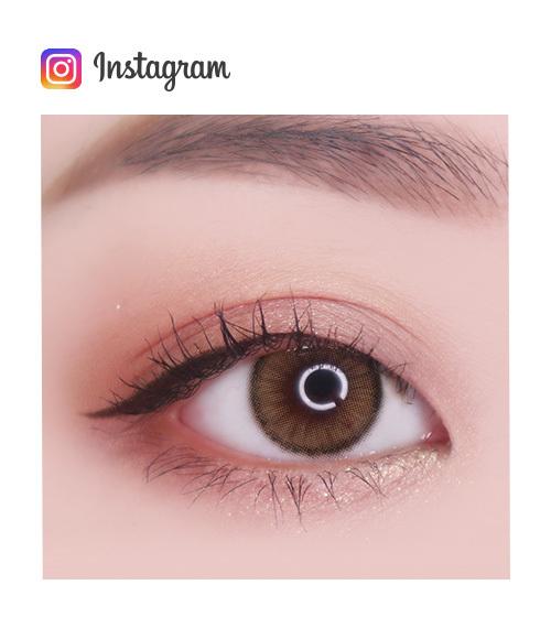 Lensme HOLORIS 3COLOR GINGER BROWN-月con