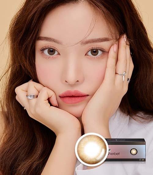 Lensme COCKTAIL 1-DAY SHERBET BROWN (20P)