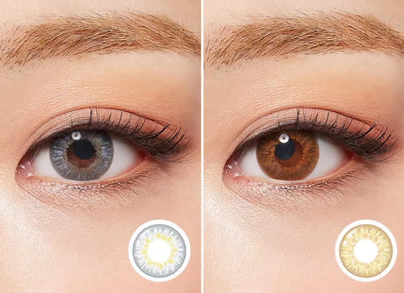 Lenstown PeachPinky Brown - 月con (2P)