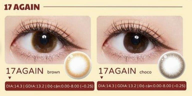 Lenstown 17 Again Brown - 月con (2P)