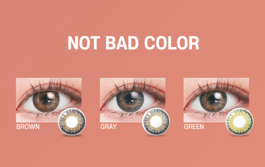 Lenstown Not Bad Brown - 月con (2P)