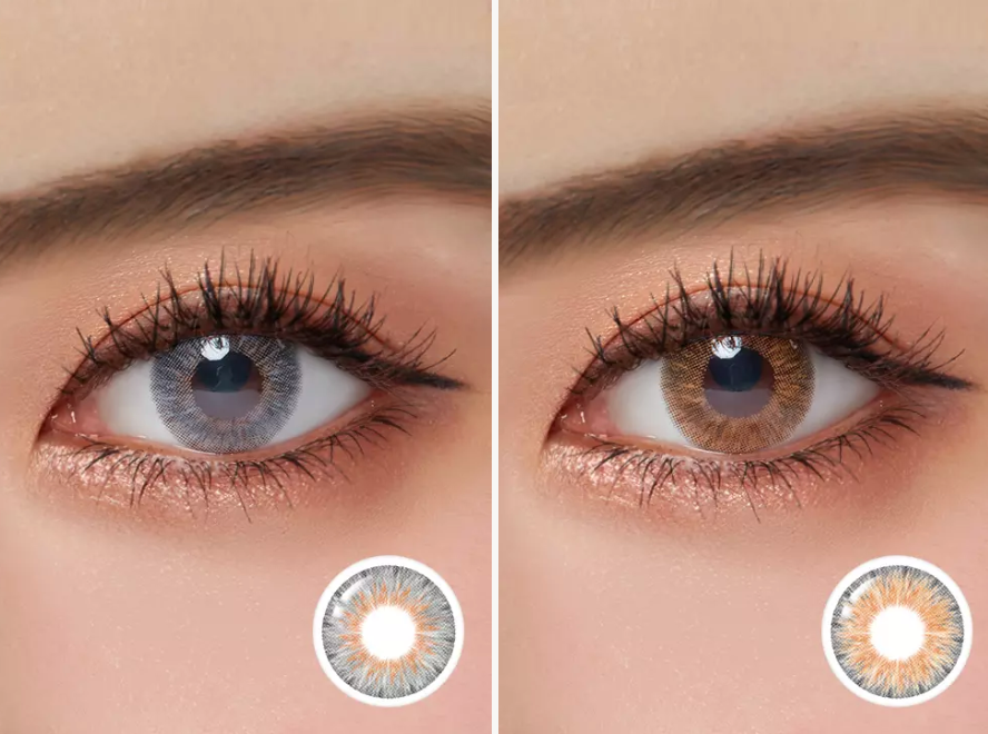 Lenstown Aquafit Brown - 月con (2P)