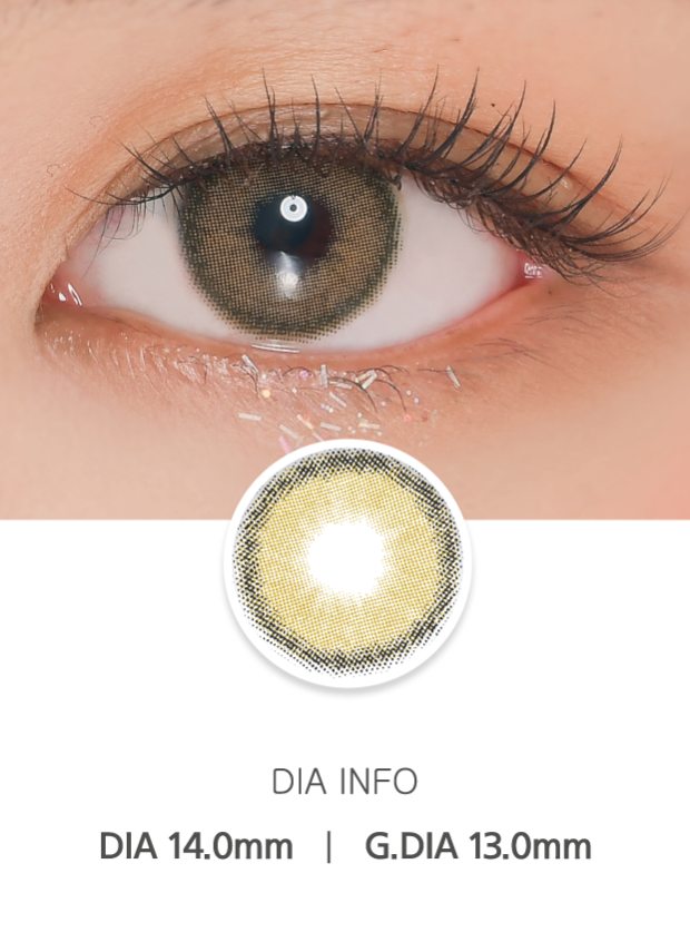 Ann365 Funny Ann Ice Brown - 月con (2p)