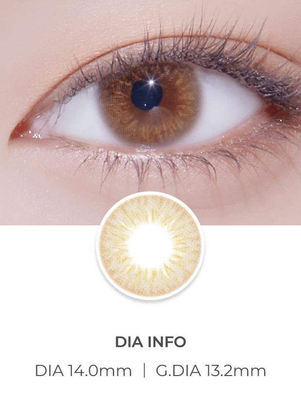 Lensvery Deep Shine Brown - 月con (2p)