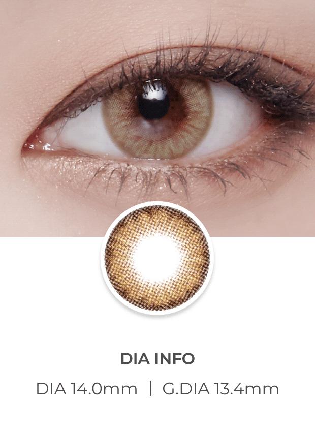 Lensvery Wonder Eye Hazel - 月con (2p)