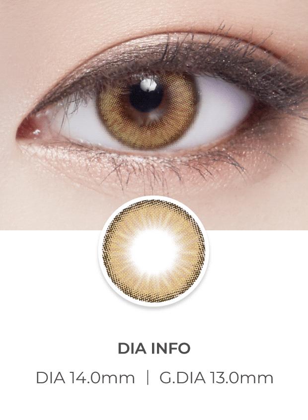 Lensvery Wonder Eye Circle Hazel - 月con (2p)