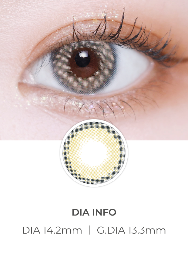 Lensvery Silhouette Cream Beige - 月con (2p)