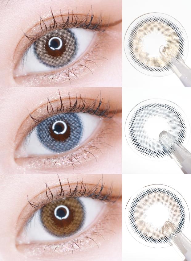 Lensvery Silhouette Cream Beige - 月con (2p)