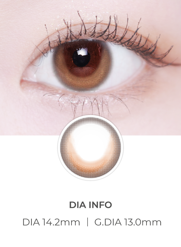 Lensvery RoseMoon Milky Brown - 月con (2p)