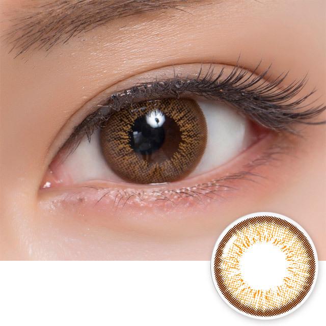 Olens -Winky 3con Brown - 月con