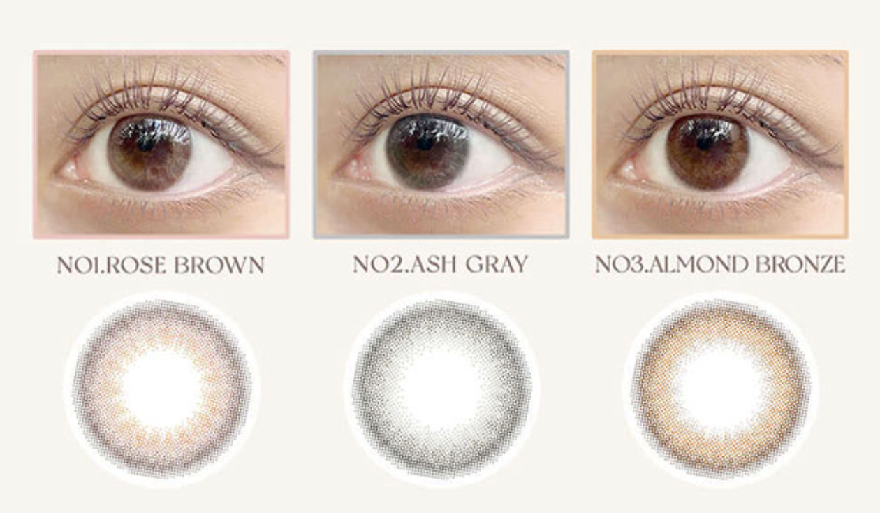 ANGEL EYES by KAREN FUJII - 1 Day ROSE BROWN (10P)