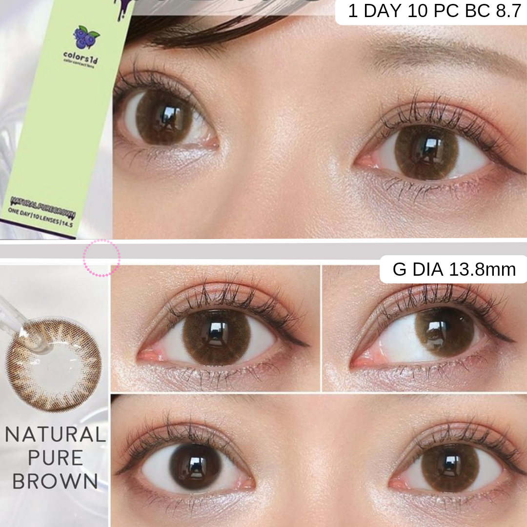 Colors1d 1 day - Natural Pure Brown