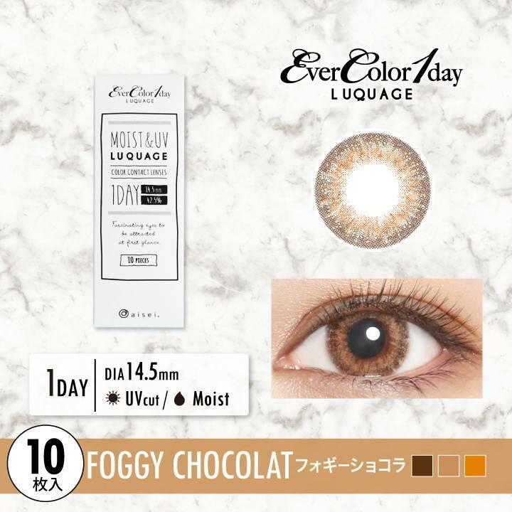 EverColor -1day LUQUAGE - Foggy Chocolat (10P)