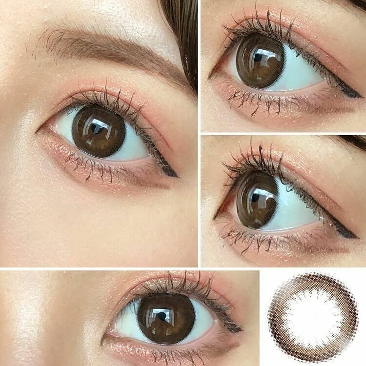 eye closet - 1 Day Silhouette Camel (10P)