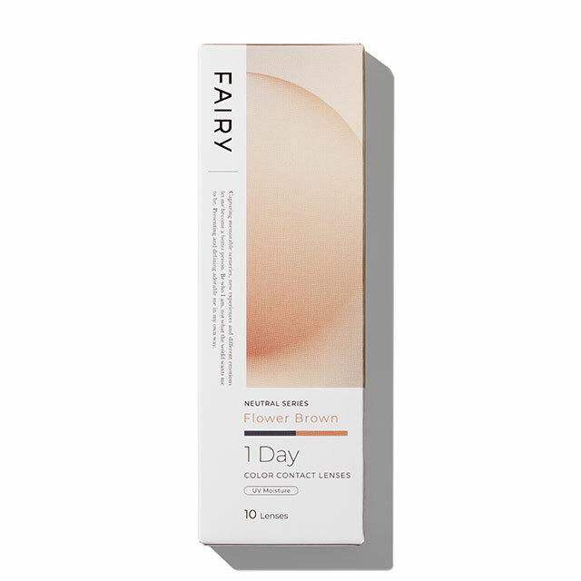 FAIRY - 1day NEUTRAL SERIES - Flower Brown (10P)