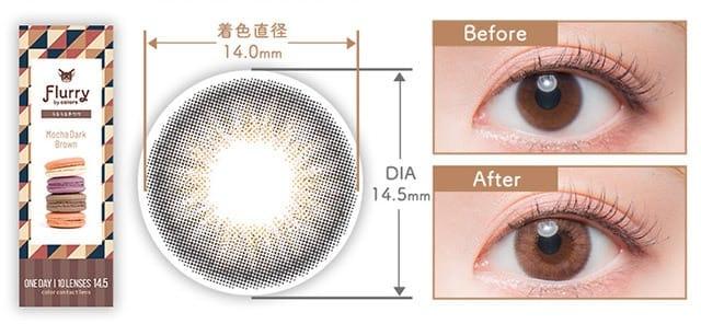 Flurry 1 day - Mocha Dark Brown