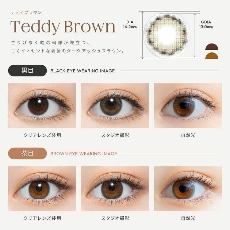 perse - 1 Day Teddy Brown (10P)