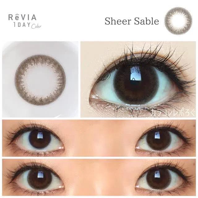 Revia - 1 Day Color - Sheer Sable (10P)