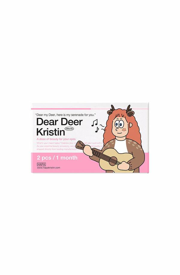 Hapa Kristin -  Dear Deer Kristin Bam Brown - 月 con  (2P)