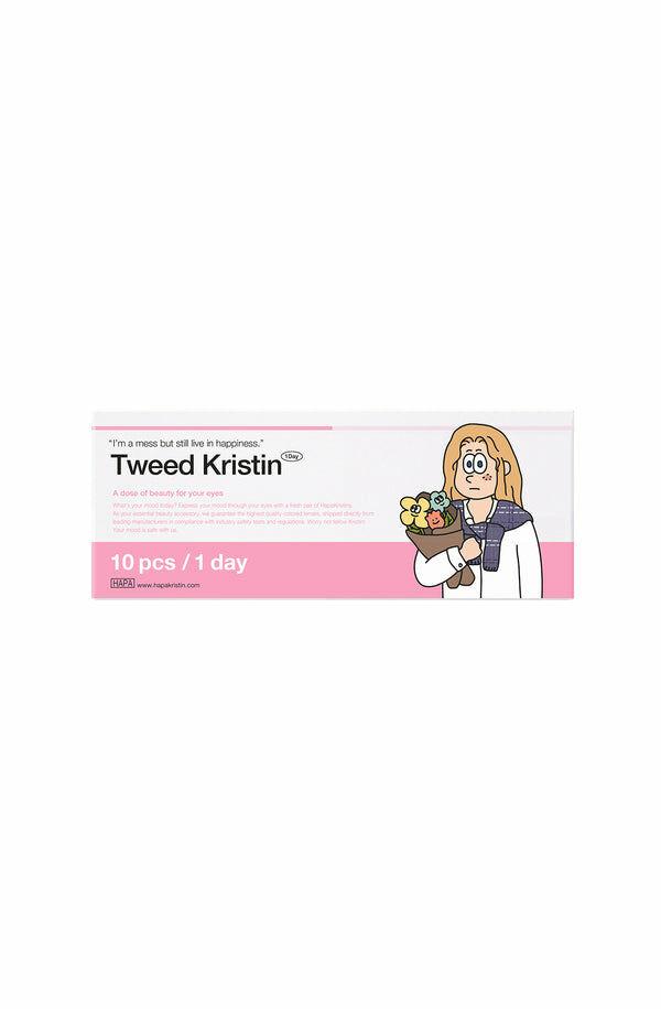 Hapa Kristin - Tweed Kristin 1Day Mauve Gray (10P)