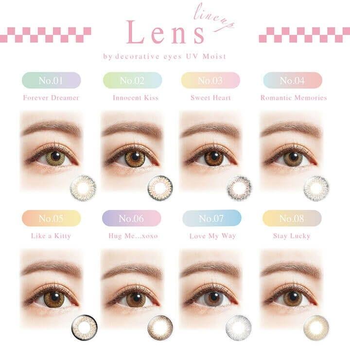 Decorative Eyes - UV\u0026moist No.4 Romantic Memories (10P)