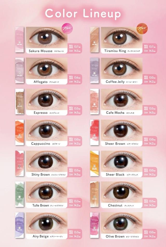 feliamo - 1 Day Sheer Brown  (10P)