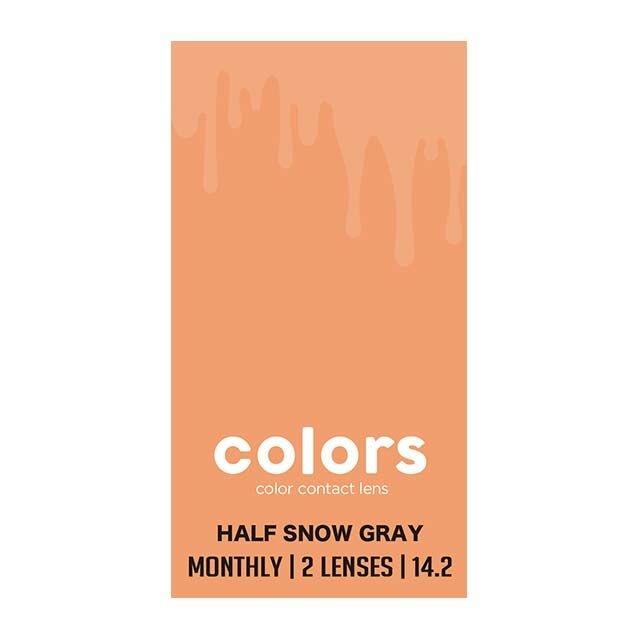 COLORS - Half Snow Gray 月con (2P)