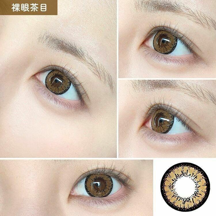 HONEY KISS - Chocolate Brown 月con (2P)