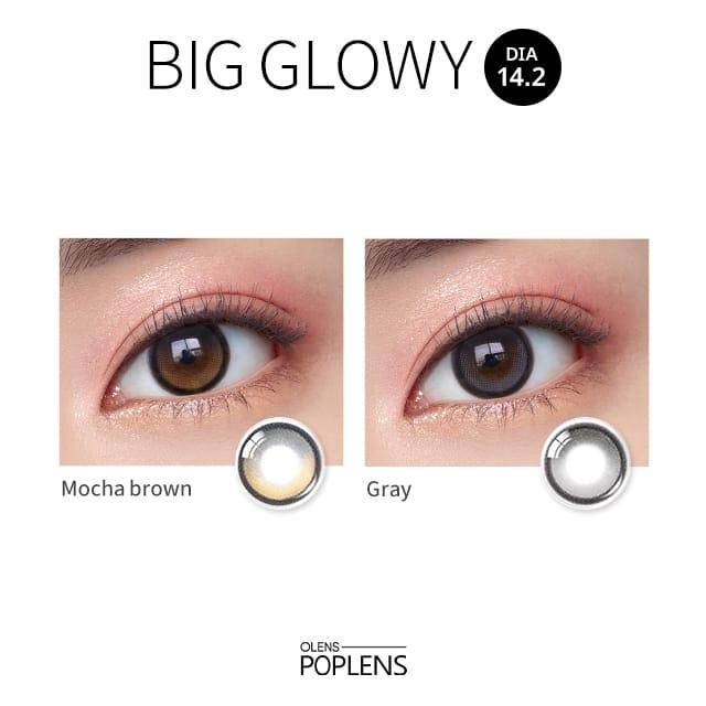 Olens Big Glowy 1Day Mocha Brown (10P)