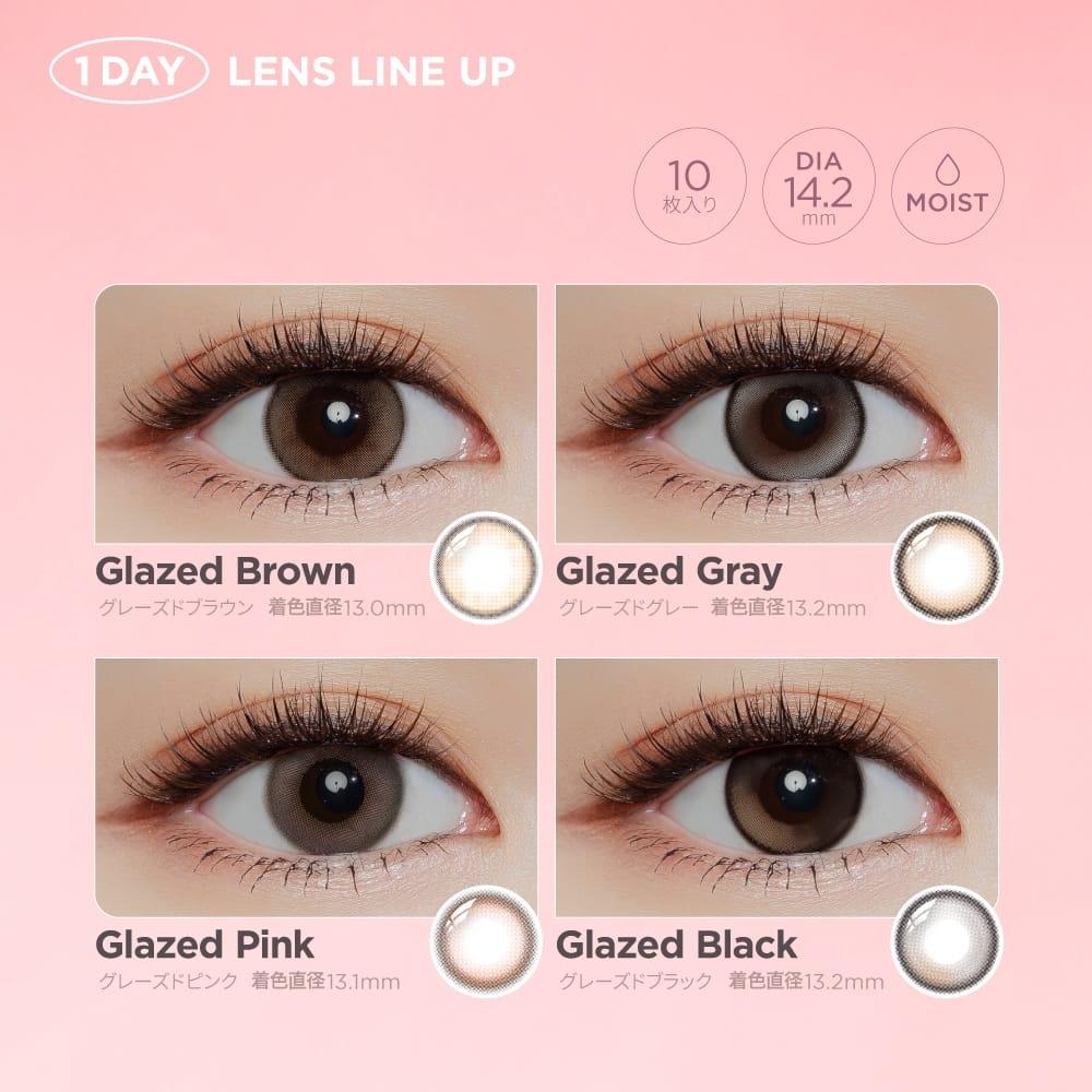 Eye Secret - 1 day Glazed Black (10P)