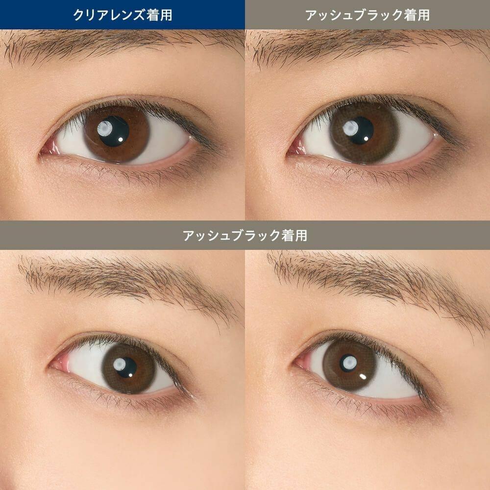 eye closet - 1 Day  SILICONE HYDROGEL - Ash Black (10P)