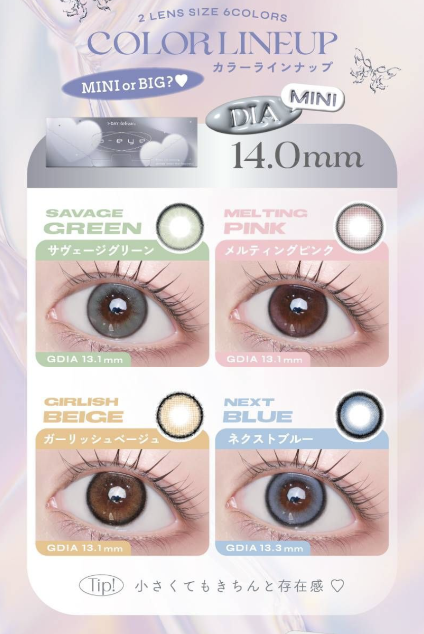 1-DAY Refrear a-eye - Dramatic Gray (10P)